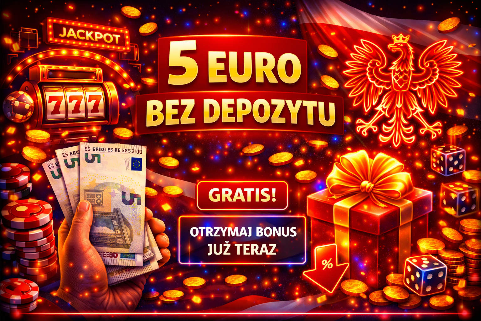 5 euro bez depozytu