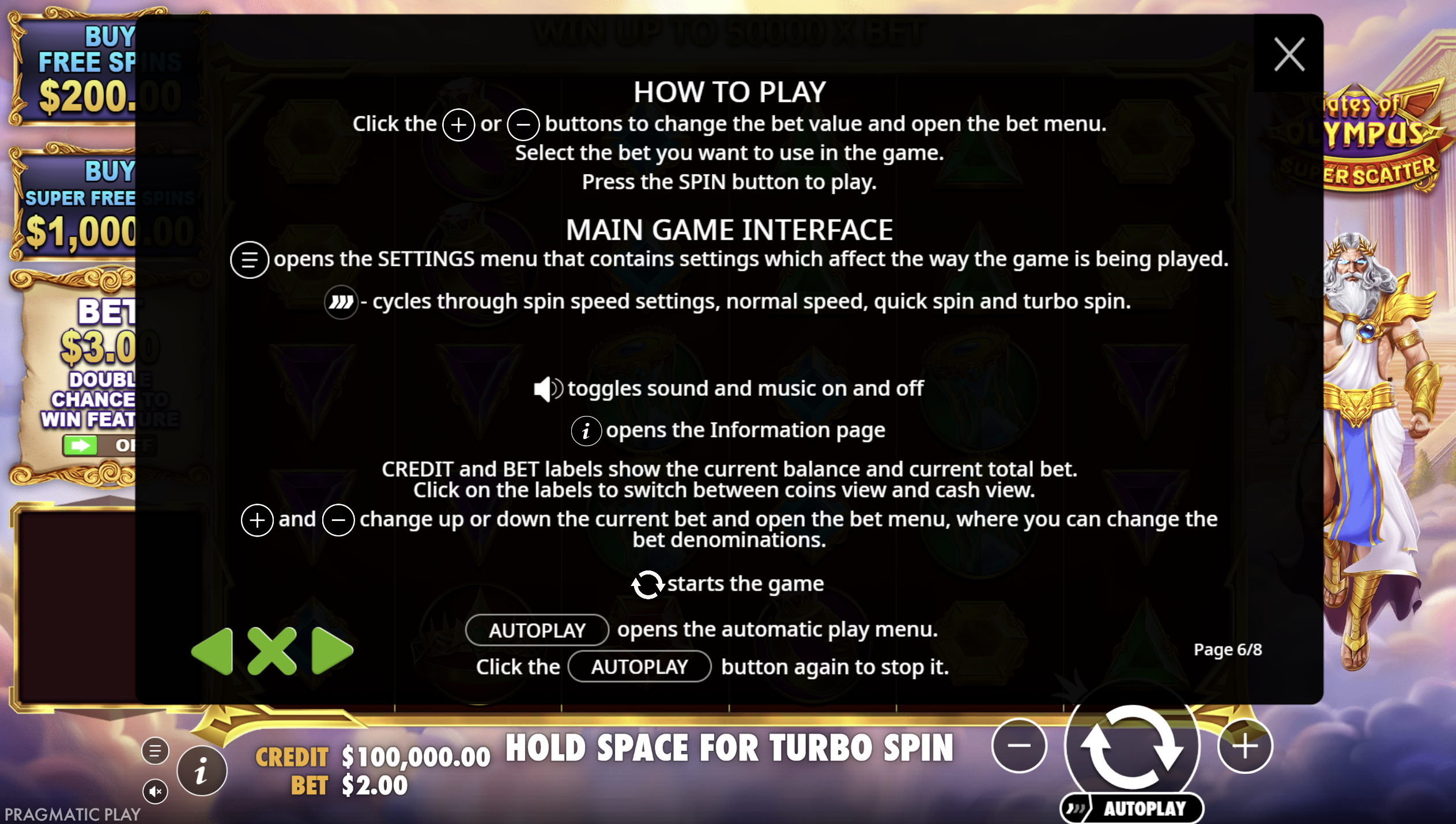 Jak grać w Gates of Olympus