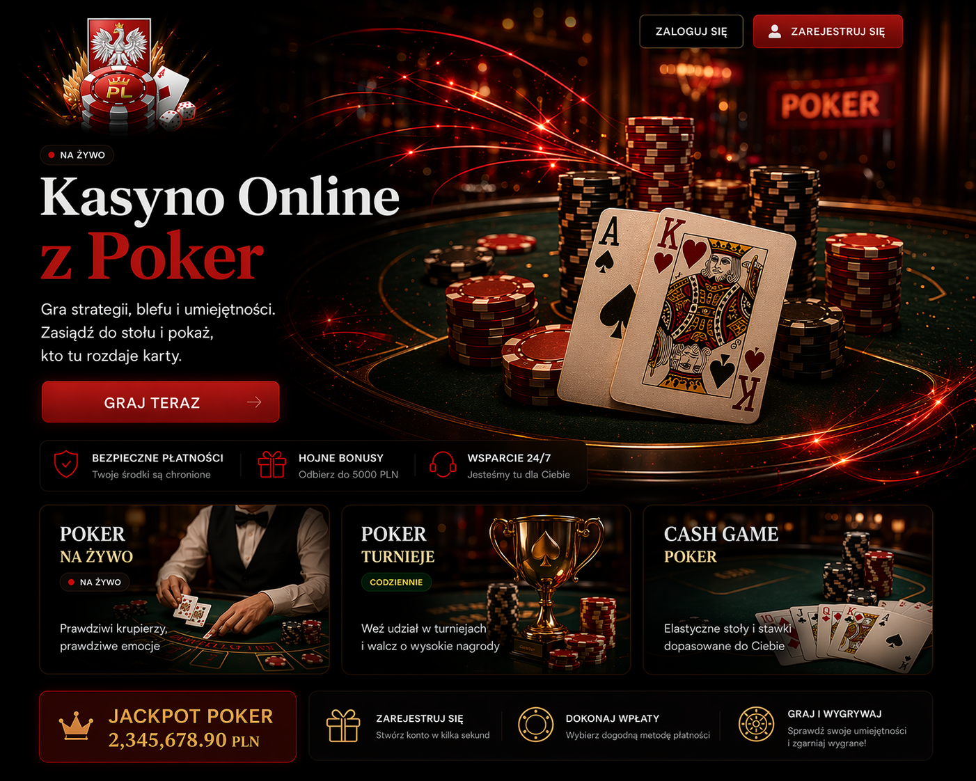 Kasyno online z pokerem